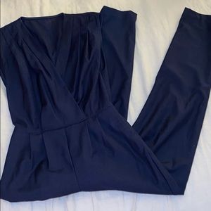 American Apparel Navy Jumpsuit